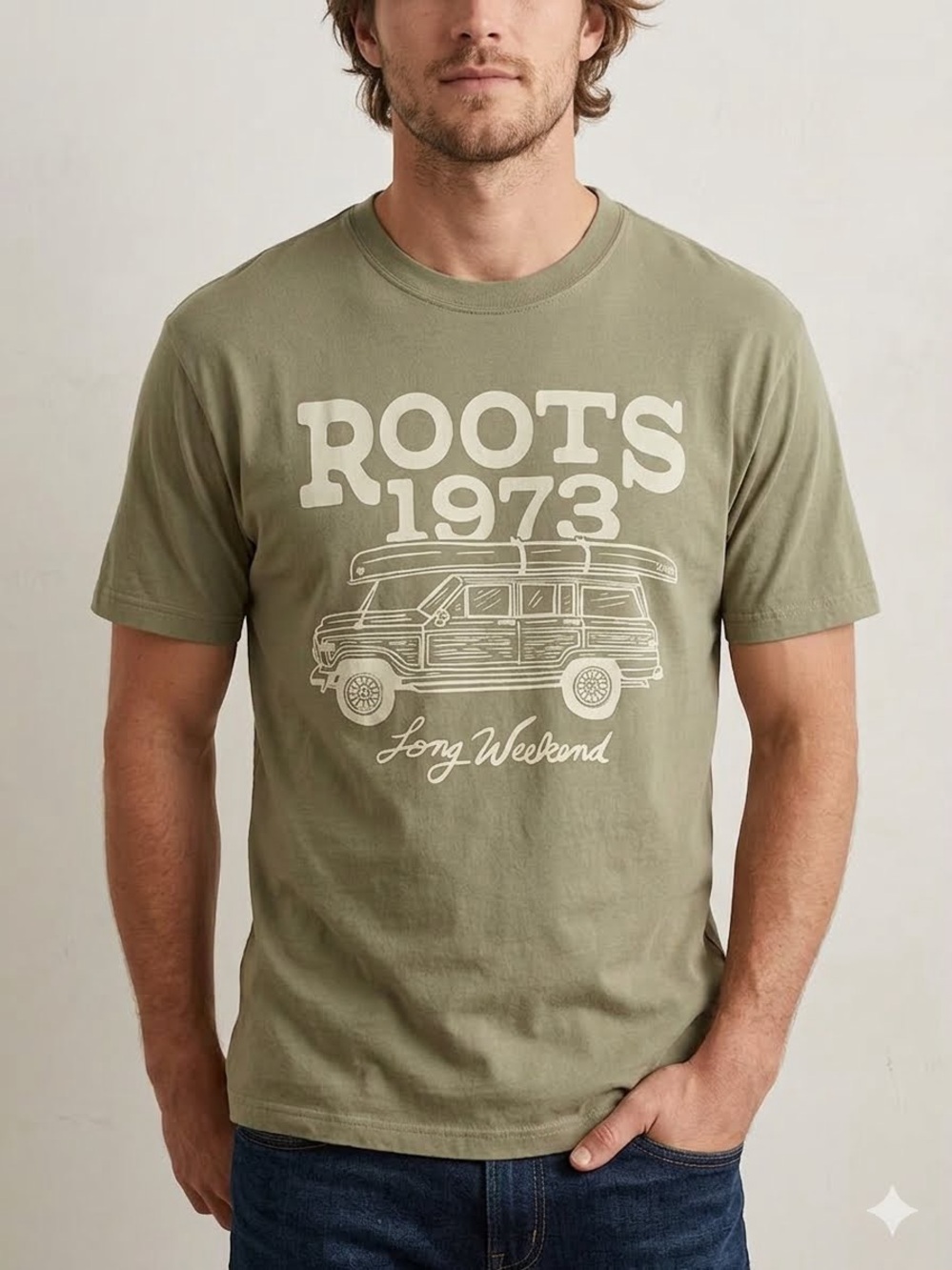 ROOTS Summer Glow 1973 Long Weekend Graphic T-Shirt